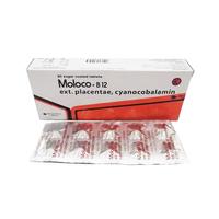 Gambar MOLOCO B12 1 STRIP 10 TABLET / PLACENTAL EXTRACT /VIT.B12/PELANCAR ASI dari Apotik Century undefined 4 Tokopedia