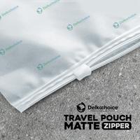 Gambar Plastik Traveling Pouch 17x25 Matte Zipper Storage Organizer Bag Polos dari dkm packing undefined 4 Tokopedia
