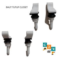 Gambar Baut Tutup Closet Duduk model TOTO / Mur Kloset / Engsel Tutup Toilet dari Cipta Jaya Xpress undefined 2 Tokopedia