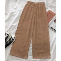 Gambar Celana Kulot Highwaist Bahan Rami Linen Wide Leg Cullotes - Krem, All Size dari Zeehan fashion undefined 1 Tokopedia