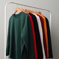 Gambar KAOS POLOS TANGAN RIB LENGAN PANJANG KATUN COMBED 30S PRIA WANITA - PUTIH (KAOS PJ), S dari DELDICK OLSHOP undefined 5 Tokopedia