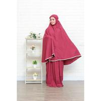 Gambar PART 1 Mukena Syakila Travel Dewasa Katun Polos+Tas Serut - CARAMEL dari MeccaOfficialID undefined 4 Tokopedia