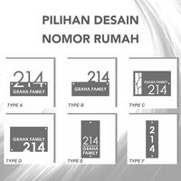 Gambar NOMOR RUMAH PAPAN ALAMAT NO RUMAH CUSTOM PAPAN NOMOR RUMAH NOMER RUMAH - Type E dari Polaris Laser Surabaya undefined 4 Tokopedia