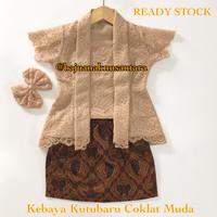 Gambar READY STOCK KEBAYA KUTUBARU BRUKAT ANAK DAN BAYI WARNA COKLAT MUDA - 6-9 Bulan, Cokelat Muda dari bajuanaknusantara undefined 2 Tokopedia