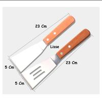 Gambar Lisse Shovel Spatula Sutil Kape Martabak Pizza Steak Frying Teppanyaki - Bolong dari Trinity Kitchen undefined 3 Tokopedia
