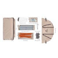 Gambar Tenda Cloud Tunnel 4ROD/L Naturehike With Skirt Glamping NH20ZP015 dari Bersama Adventure undefined 4 Tokopedia