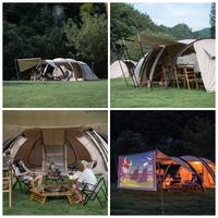 Gambar Tenda Cloud Tunnel 4ROD/L Naturehike With Skirt Glamping NH20ZP015 dari Bersama Adventure undefined 3 Tokopedia