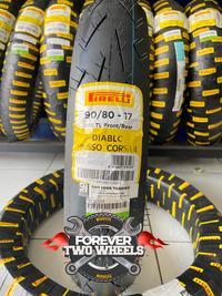 Gambar Ban Pirelli Diablo Rosso Corsa 2 90/80-17 dari ForeverTwoWheel undefined 1 Tokopedia