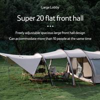 Gambar Tenda Cloud Tunnel 4ROD/L Naturehike With Skirt Glamping NH20ZP015 dari Bersama Adventure undefined 2 Tokopedia