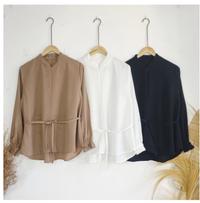 Gambar BLOUSE JUMBO POLOS WANITA XL-5L OVERSIZE BIG SIZE BAJU ATASAN SIMPLE - Hitam, XL dari Summerfashion13 undefined 2 Tokopedia