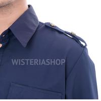 Gambar seragam safari lengan pendek navy seragam security seragam satpam - navy, S dari Oliv77 undefined 4 Tokopedia