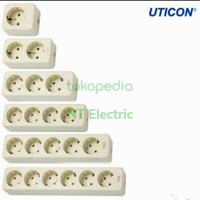 Gambar UTICON Stop Kontak Terminal Kuningan 1 2 3 4 4segi 5 6 Lubang tanpa kabel - 1 Lubang ST-118, 1 pcs dari NT Electric 1 undefined 1 Tokopedia