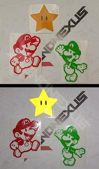 Gambar Cutting Stiker Karakter Mario dan Luigi - Game Super Mario Bros dari Xenonexus undefined 3 Tokopedia