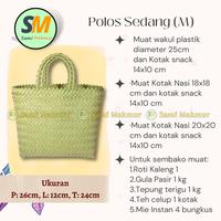 Gambar Sami Makmur Tas Anyaman Plastik Lurik POLOS SEDANG 26x12x25 cm Tas Souvenir Murah Parcel Belanja Tote Wanita Totebag Beli Banyak Ada Harga Grosir - Merah Muda dari Sami Makmur Ngawi undefined 4 Tokopedia