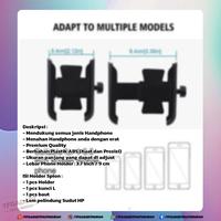 Gambar HOLDER MOTOR STANG HM-11 SPION HP DI MOTOR PHONE HOLDER HM11 dari TF Gadget undefined 3 Tokopedia