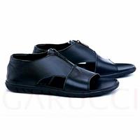 Gambar Sandal Kondangan Bapak Bapak Kulit Asli Sepatu Sanda formal Pria AZR - Hitam, 38 dari ARVIAN Footwear & Fashion undefined 1 Tokopedia