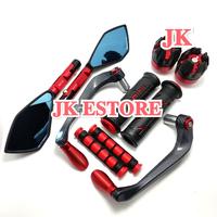 Gambar Spion Tomok V2 V5 + Proguard Karbon + Grip Domino + As Naga+Karet Jari - Hitam, SPION TOMOK V2 dari JK ESTORE1 undefined 3 Tokopedia