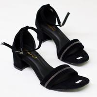 Gambar Sandal Sepatu High Heels Wanita Hak Tahu 5cm | MD 13 - Hitam, 39 dari SHOREI STORE undefined 1 Tokopedia