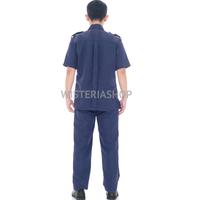 Gambar seragam safari lengan pendek navy seragam security seragam satpam - navy, S dari Oliv77 undefined 3 Tokopedia