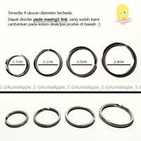 Gambar DIAMETER 28MM RING GANTUNGAN KUNCI TEBAL/BLACK NIKEL/ATG/STAINLESS dari Uncle Berry undefined 5 Tokopedia