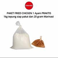 Gambar paket Tepung fried chicken (Tepung siap pakai 1 kg + marinas 1 bks) dari Tepung Bosgil undefined 3 Tokopedia