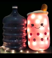 Gambar Boneka Boba Sugar Milk Tea LED Jumbo 40x60 cm bisa menyala - Putih, XXL dari MC CLOTH WEAR OUTDOOR undefined 5 Tokopedia