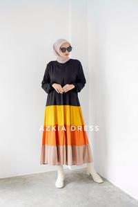 Gambar DRESS MIDI AZKIA POLOS RAYON PREMIUM // GAMIS WANITA DRESS - AZKIA 03 dari Erna Sastra Store undefined 5 Tokopedia