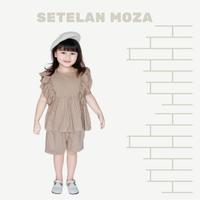 Gambar BAJU ANAK KAOS SETELAN MOZA SMILEE/BAJU ANAK PEREMPUAN RUFFLE SIZE 1-5 - Orange, 2tahun dari Harum Babyshop undefined 5 Tokopedia