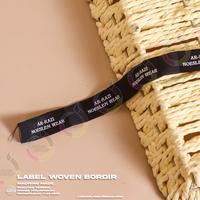 Gambar label woven bordir 1,5-5 / label merek bordir damas custom - 12.000 pcs, rolan dari media label_NEW undefined 4 Tokopedia