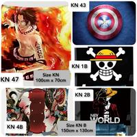 Gambar HIASAN DINDING BACKGROUND FOTO POSTER KAIN SUPER HERO NARUTO ONEPIECE - KN 11B dari Sakimyo Shop undefined 4 Tokopedia