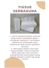 Gambar Tisu Serbaguna/ Tisu Kompor/ Tisu ajaib 250 gr, bisa di cuci! dari BeMode undefined 2 Tokopedia
