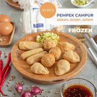 Gambar Pempek Campur Ikan Tenggiri Frozen 10 pcs - Pedas dari Pempek Roemah undefined 1 Tokopedia