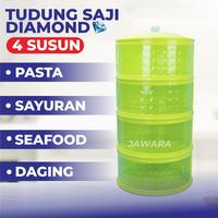 Gambar [DIAMOND-FREE ONGKIR] Tudung Saji Tempat makanan 4 Susun - Stabilo dari Jawara-Online undefined 1 Tokopedia