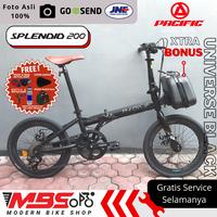 Gambar sepeda lipat pacific splendid 200 20 inch / PASIFIC SPLENDID 200 - BRUSH YELLOW dari MODERN BIKE SHOP undefined 1 Tokopedia
