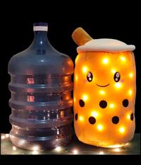 Gambar Boneka Boba Sugar Milk Tea LED Jumbo 40x60 cm bisa menyala - Putih, XXL dari MC CLOTH WEAR OUTDOOR undefined 4 Tokopedia
