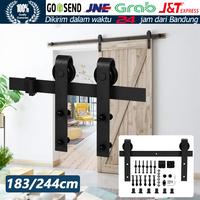 Gambar custom rel pintu sleding/barn door/sliding/geser industrial - 1.83M dari FunToys711 undefined 1 Tokopedia