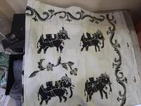 Gambar Batik Flowermoon Motif Gajah Mataram Kuno - Biru dari Batikflowermoon undefined 4 Tokopedia