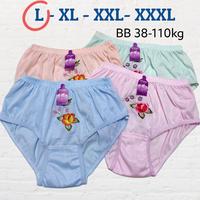 Gambar Celana Dalam Wanita 6pcs Katun CD Wanita Konveksi Langsung GROSIR - L dari Piyopi.id_NEW undefined 4 Tokopedia