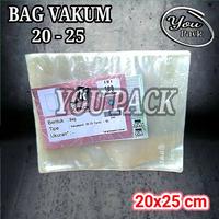 Gambar BAG VAKUM 20X25 CM PLASTIK KEMASAN VACUUM-VAKUMPACK FROZEN FOOD KPACK dari You Pack undefined 1 Tokopedia