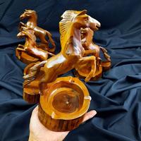 Gambar Asbak Model Miniatur Kuda Ukir Pahat Kayu Jati Asli Tua Unik dari Markas Keris Murah undefined 1 Tokopedia