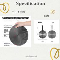 Gambar Plat tatakan alas panci panas kompor anti gosong heat conduction plate - size 28cm dari tukuya.id undefined 5 Tokopedia