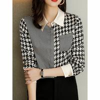 Gambar Baju Atasan Jose Kemeja Satin Wanita Motif Formal Import Korean Style dari Dewi Id undefined 1 Tokopedia
