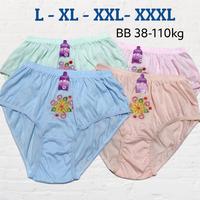 Gambar Celana Dalam Wanita 6pcs Katun CD Wanita Konveksi Langsung GROSIR - L dari Piyopi.id_NEW undefined 1 Tokopedia