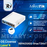 Gambar Mikrotik Router Wireless RB962UiGS-5HacT2HnT (hAP-AC) dari megary Store undefined 1 Tokopedia