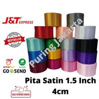 Gambar Pita satin kuning tua 1.5 inch / 4 cm Per roll dari Puring Jakarta undefined 3 Tokopedia