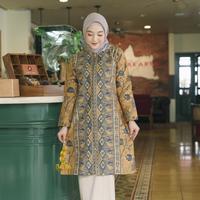 Gambar Wicaksana atasan batik prabuseno asli lengan panjang outer motif batik - S dari BATIK_PRABUSENO undefined 3 Tokopedia