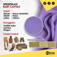 Gambar Bahan Kain Baby Canvas Pink Berry dari Weva Textile undefined 2 Tokopedia