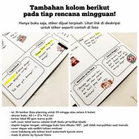 Gambar Buku My Weekly Planner A5 Kyoute Versi 3 Perencanaan Agenda Schedule dari Kyoute Store undefined 2 Tokopedia
