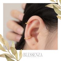 Gambar ANTING JEPIT EMAS KLIP EARCUFF SIMPEL WANITA ELEGAN SIMPLE MODERN APIK dari BlessenzaJewelry undefined 4 Tokopedia