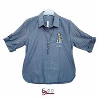 Gambar Kemeja Denim Polos atasan wanita lengan panjang Premium import dari EL Collection444 undefined 1 Tokopedia
